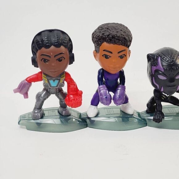 MARVEL STUDIOS BLACK PANTHER WAKANDA FOREVER McDonald's Happy Meal toy bundle - Picture 2 of 6